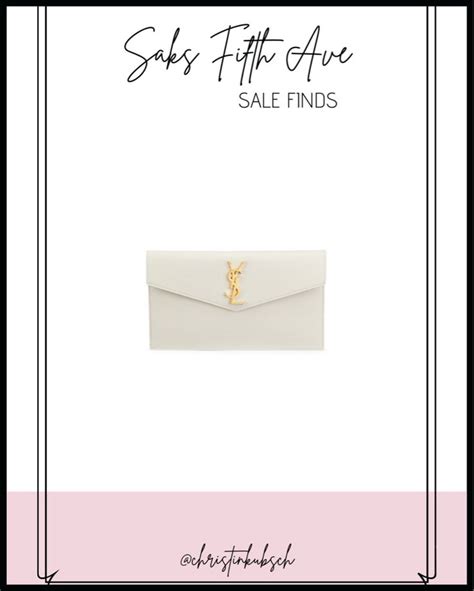 ysl saks sale|saks ysl clutch.